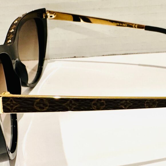 Unique Louis Vuitton Sunglasses with Monogram Trim - EXCELLENT CONDITION - Picture 6 of 12